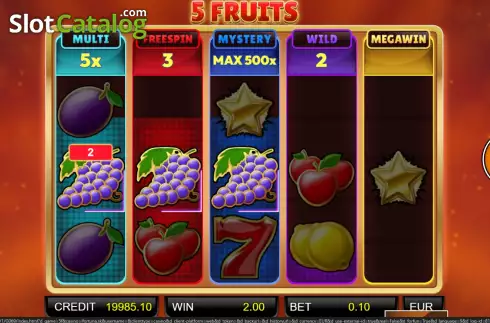 Οθόνη8. 5 Fruits Κουλοχέρης