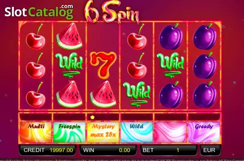 6 Spin Λογότυπο 6 Spin Λογότυπο