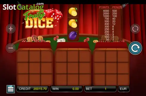 Οθόνη2. Fruity Dice Κουλοχέρης