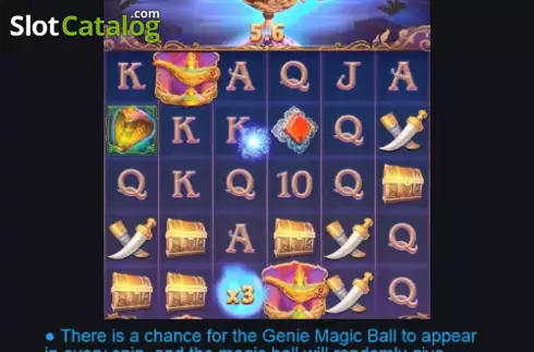 Οθόνη9. Genie Mystery Κουλοχέρης
