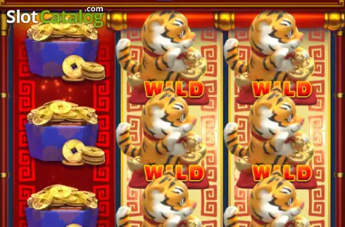 Οθόνη3. Tiger on Gold Κουλοχέρης