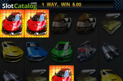 Οθόνη4. Racing for Luck Κουλοχέρης