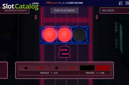 Οθόνη2. Card Racing Κουλοχέρης