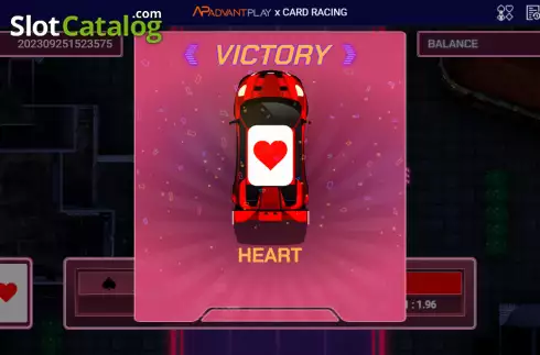 Οθόνη4. Card Racing Κουλοχέρης