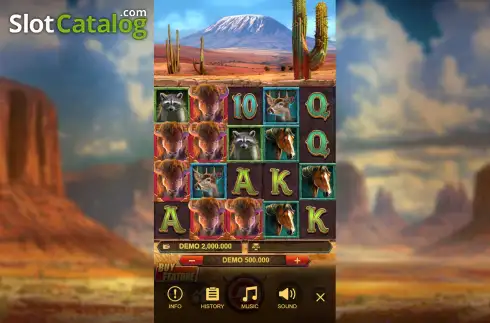 Οθόνη2. Buffalo Rush HIGHROLLER Κουλοχέρης