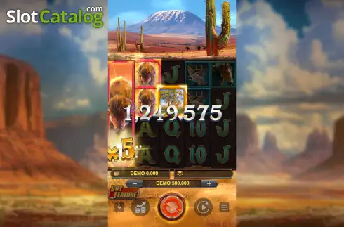 Οθόνη3. Buffalo Rush HIGHROLLER Κουλοχέρης