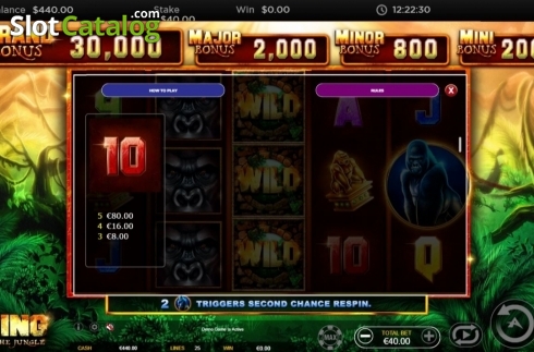 Οθόνη9. King of the Jungle (Ainsworth) Κουλοχέρης