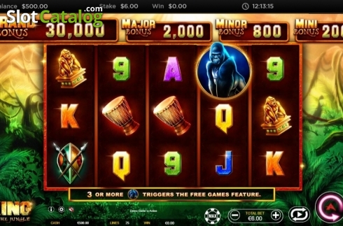 Οθόνη2. King of the Jungle (Ainsworth) Κουλοχέρης