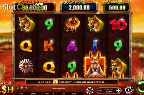 Οθόνη2. Kanga Cash (Ainsworth) Κουλοχέρης