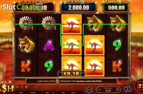 Οθόνη4. Kanga Cash (Ainsworth) Κουλοχέρης
