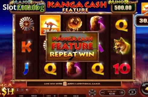 Οθόνη7. Kanga Cash (Ainsworth) Κουλοχέρης