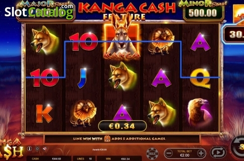 Οθόνη8. Kanga Cash (Ainsworth) Κουλοχέρης