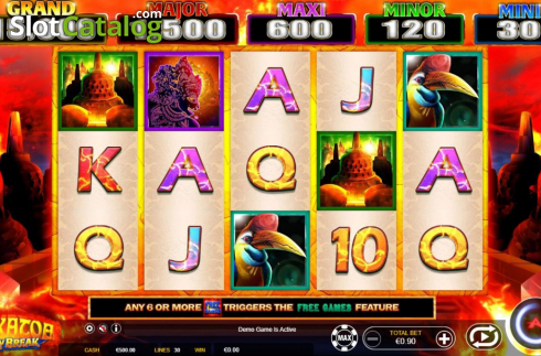 Οθόνη2. Krakatoa Lucky Break Κουλοχέρης