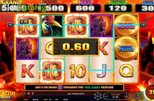 Οθόνη5. Krakatoa Lucky Break Κουλοχέρης
