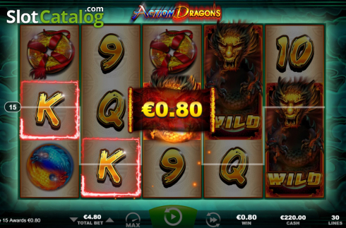 Οθόνη4. Action Dragons Κουλοχέρης
