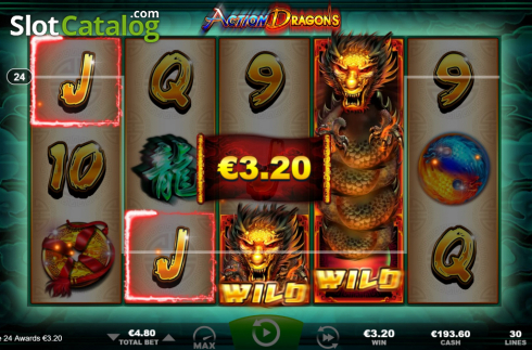 Οθόνη6. Action Dragons Κουλοχέρης