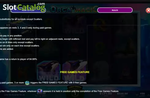 Οθόνη5. Orca Magic Κουλοχέρης