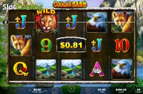Οθόνη3. Cougar Cash Κουλοχέρης