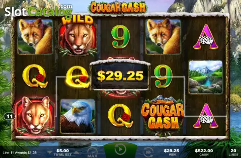 Οθόνη4. Cougar Cash Κουλοχέρης