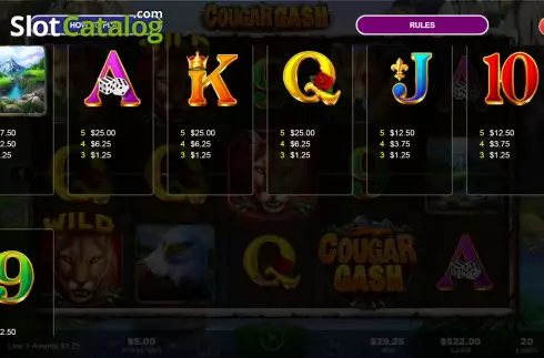 Οθόνη8. Cougar Cash Κουλοχέρης