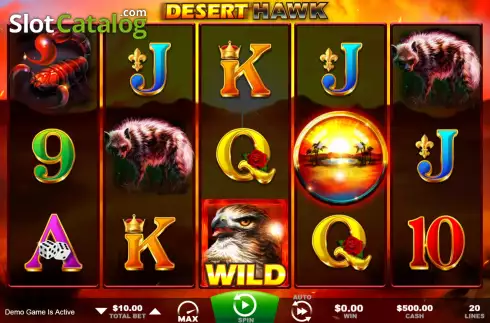 Οθόνη2. Desert Hawk Κουλοχέρης