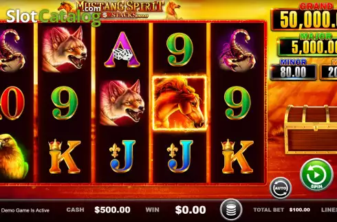 Οθόνη2. Mustang Spirit Cash Stacks Gold Κουλοχέρης