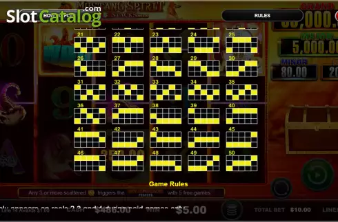 Οθόνη9. Mustang Spirit Cash Stacks Gold Κουλοχέρης