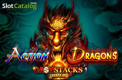 Action Dragons Cash Stacks Gold Λογότυπο