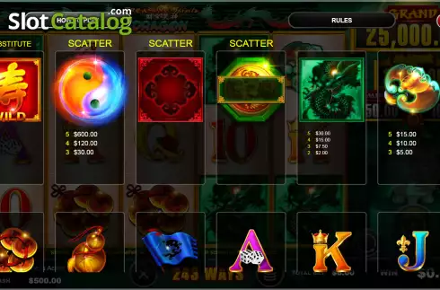Οθόνη5. Treasure Spirits Dragon Κουλοχέρης