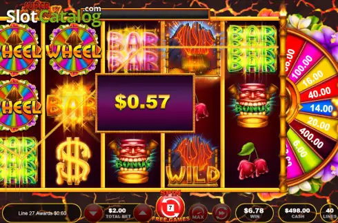 Οθόνη4. Super Volcano 7s Quick Spin Κουλοχέρης
