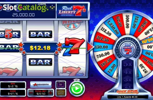 Οθόνη4. Reel Liberty 7s Classic Quick Spin Κουλοχέρης