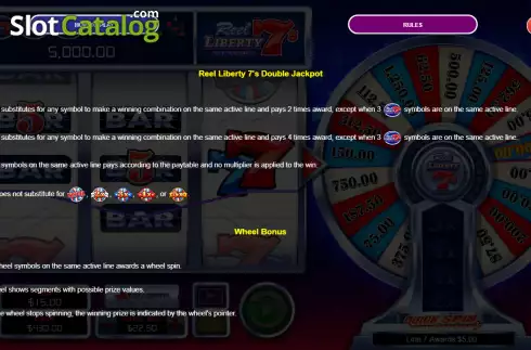 Οθόνη8. Reel Liberty 7s Classic Quick Spin Κουλοχέρης