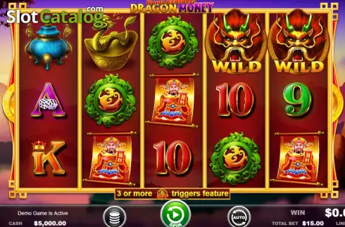 Οθόνη2. Rapid Feature Dragon Money Κουλοχέρης