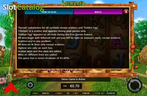 Οθόνη9. Barnyard Bonanza (Ainsworth) Κουλοχέρης