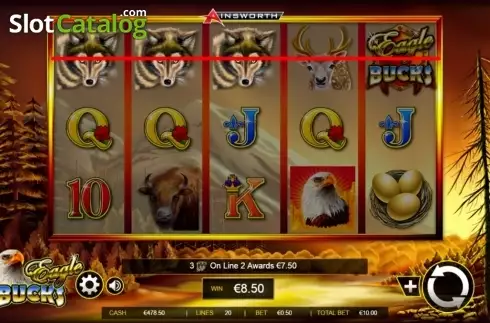 Οθόνη3. Eagle Bucks Κουλοχέρης
