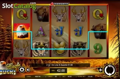 Οθόνη4. Eagle Bucks Κουλοχέρης