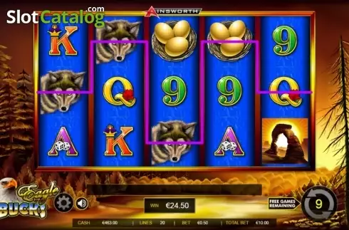 Οθόνη6. Eagle Bucks Κουλοχέρης