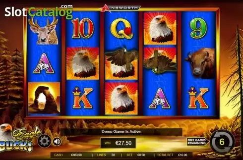 Οθόνη8. Eagle Bucks Κουλοχέρης