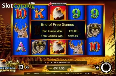 Οθόνη9. Eagle Bucks Κουλοχέρης