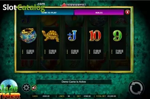 Οθόνη6. Jade Tiger Κουλοχέρης