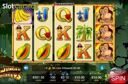 Οθόνη3. Jungle Monkeys Κουλοχέρης