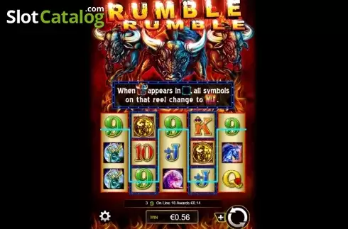 Οθόνη3. Rumble Rumble Κουλοχέρης