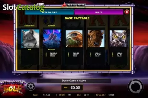 Οθόνη5. Winning Wolf Κουλοχέρης