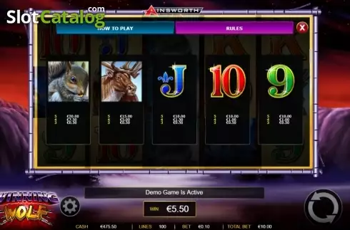 Οθόνη6. Winning Wolf Κουλοχέρης