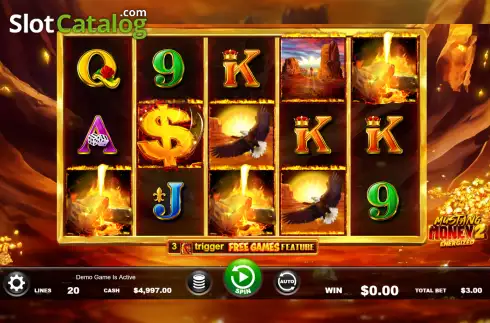 Οθόνη2. Mustang Money 2 Energized Κουλοχέρης 