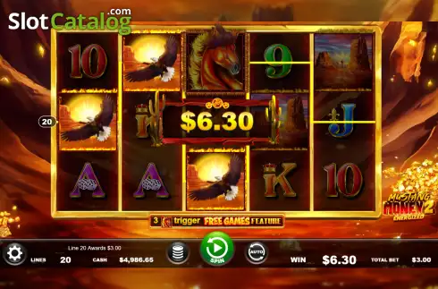 Οθόνη3. Mustang Money 2 Energized Κουλοχέρης 