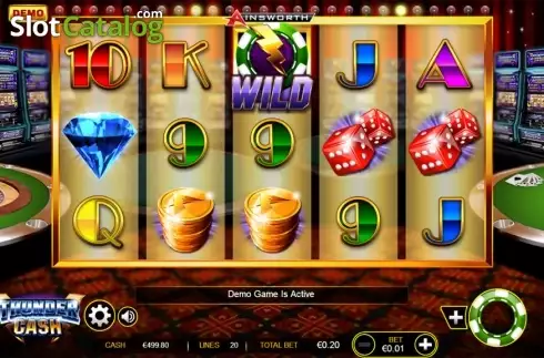 Οθόνη 1. Thunder Cash Κουλοχέρης