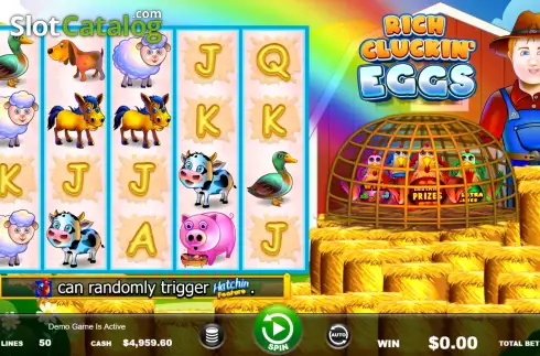 Οθόνη2. Rich Cluckin' Eggs Κουλοχέρης 