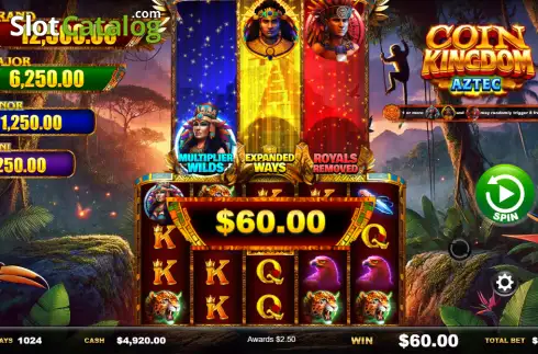 Οθόνη3. Coin Kingdom Aztec Κουλοχέρης