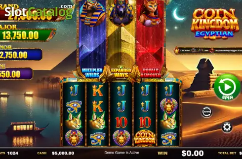Οθόνη2. Coin Kingdom Egyptian Κουλοχέρης